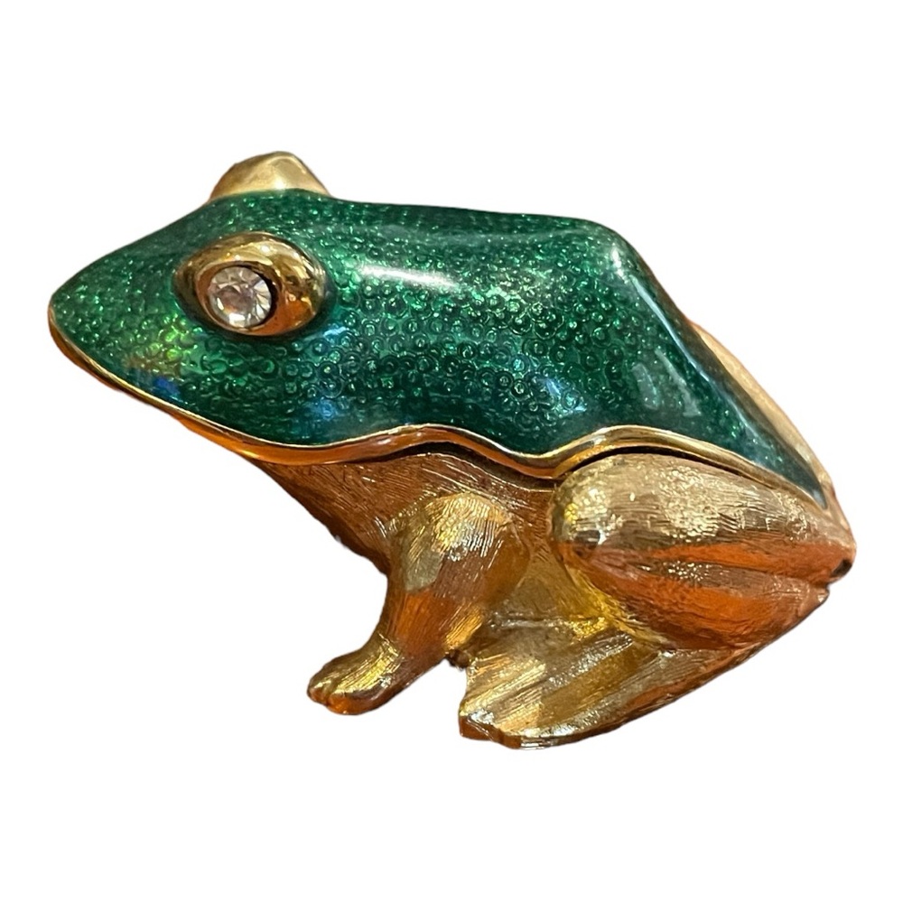 Limited Edition Vtg Estée Lauder Frog Compact
